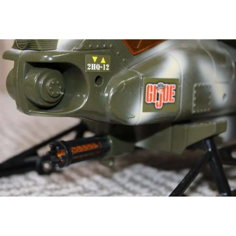 2001 GI Joe US Army Helicopter 2HQ-12w/Power Winch - Works! - Picture 12 of 13